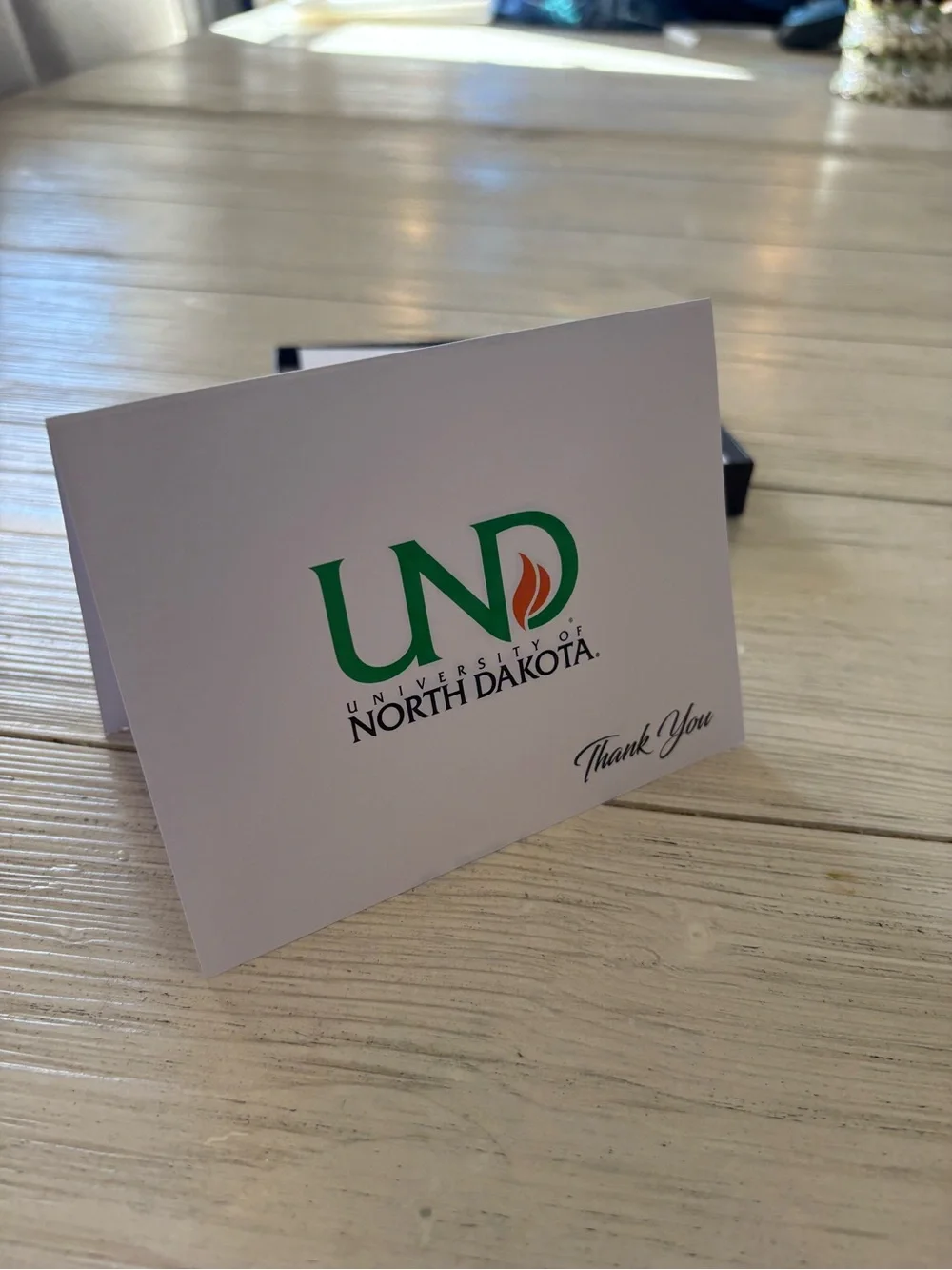 University of North Dakota UND Thank You Cards & Envelopes Stationary Set